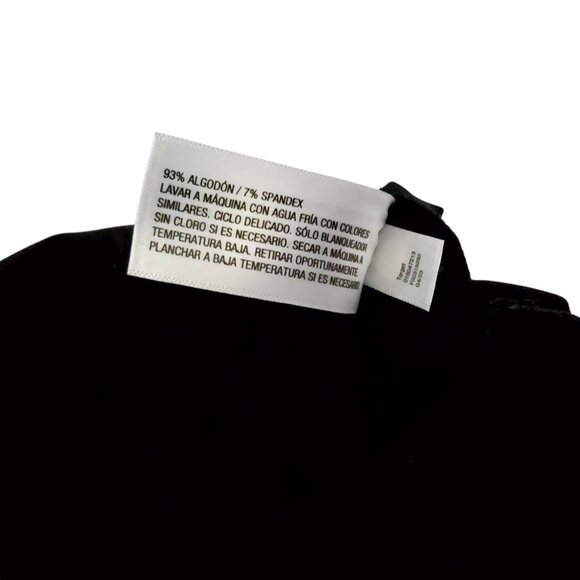 A New Day Elastic waistband for a secure fit Womens Black Slim Fit Pants Size 8 - Picture 7 of 7